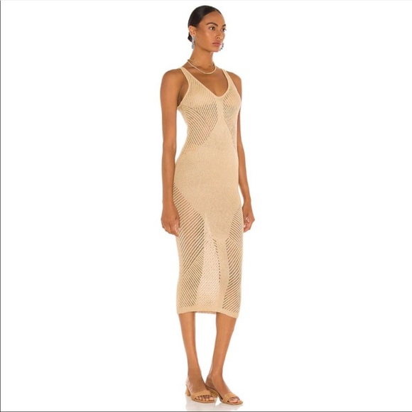 REVOLVE Tularosa Azalea Maxi Dress in Natural Size S - Picture 2 of 3